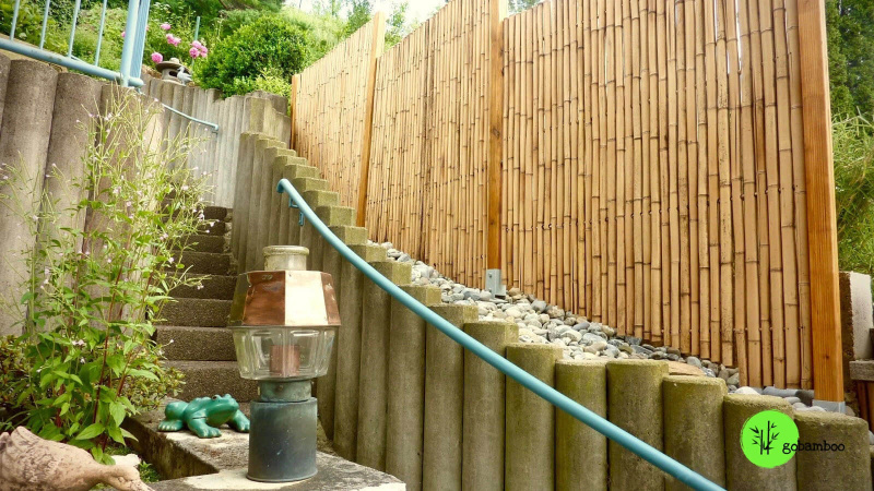 inspirace bambusový plot